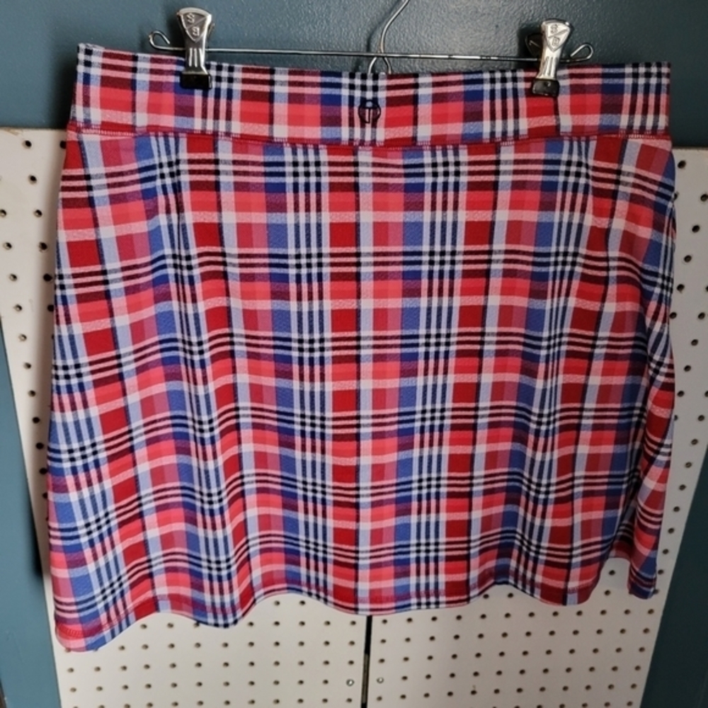 Talbots size Large plaid athletic skort golf tennis - Picture 5 of 7